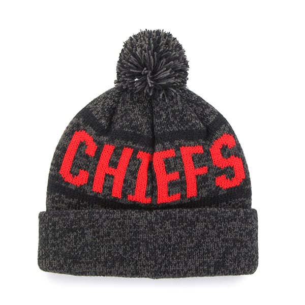 Kansas City Chiefs Northmont Cuff Knit Charcoal 47 Brand Hat - Detroit ...