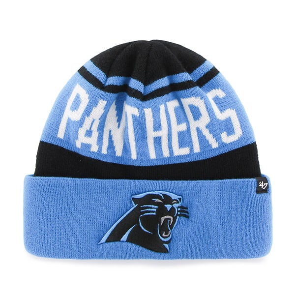 Carolina Panthers Rift Cuff Knit Black 47 Brand Hat - Detroit Game Gear