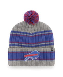 Buffalo Bills 47 Brand Dark Gray Rexford Cuff Knit Hat