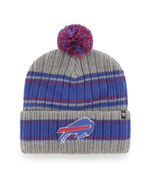 Buffalo Bills 47 Brand Dark Gray Rexford Cuff Knit Hat