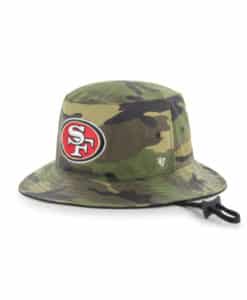 San Francisco 49ers 47 Brand Camo Bucket Hat