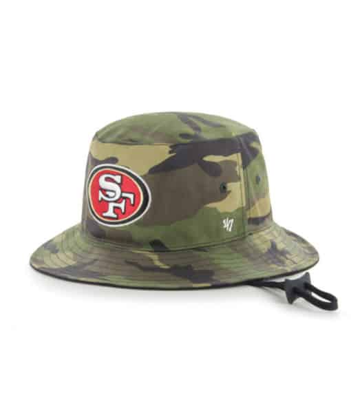 San Francisco 49ers 47 Brand Camo Bucket Hat