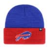 Buffalo Bills 47 Brand Red Blue Brain Freeze Cuff Knit Hat