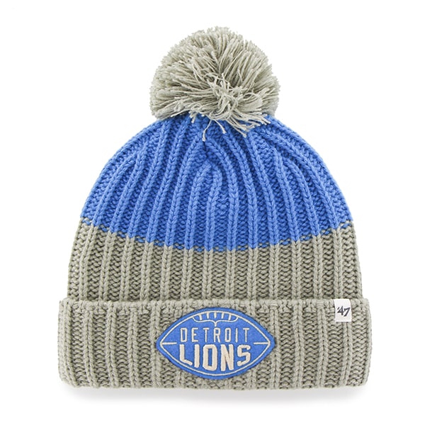Detroit Lions Founder Cuff Knit Blue Raz 47 Brand Hat