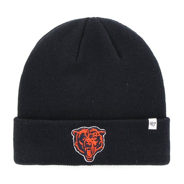 Chicago Bears Raised Cuff Knit Navy 47 Brand Hat Detroit Game Gear