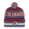 Colorado Avalanche 47 Brand Cardinal Bering Cuff Knit Hat