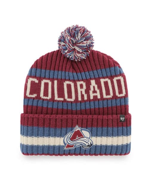 Colorado Avalanche 47 Brand Cardinal Bering Cuff Knit Hat