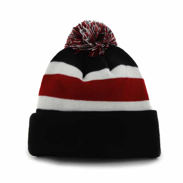 New Jersey Devils Breakaway Cuff Knit Black 47 Brand Hat - Detroit Game ...