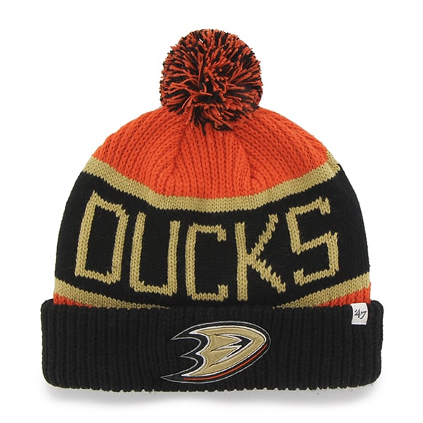 Anaheim Ducks Calgary Cuff Knit Orange 47 Brand Hat