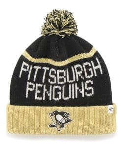 Pittsburgh Penguins Linesman Cuff Knit Black 47 Brand Hat