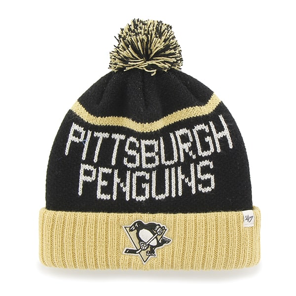 Pittsburgh Penguins Linesman Cuff Knit Black 47 Brand Hat