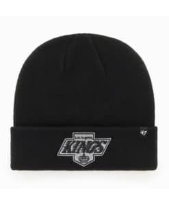 Los Angeles Kings 47 Brand Vintage Black Raised Cuff Knit Hat