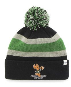 Milwaukee Bucks Breakaway Cuff Knit Black 47 Brand Hat