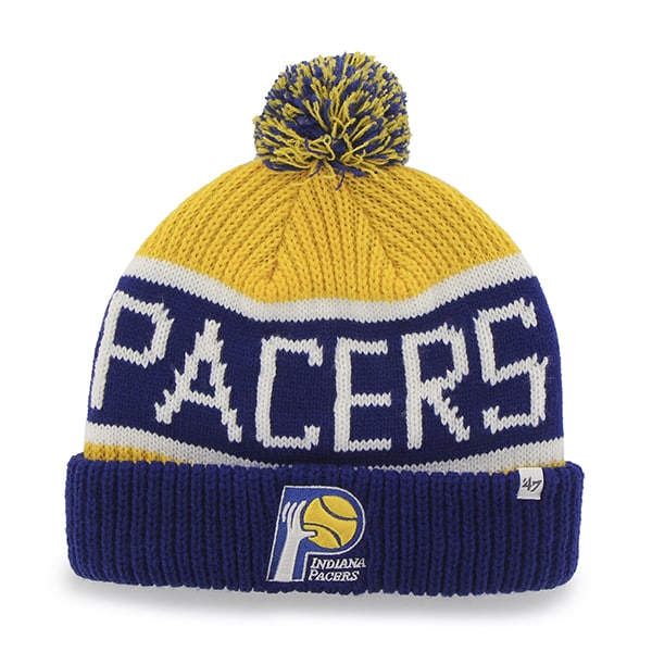Indiana Pacers Calgary Cuff Knit Yellow Gold 47 Brand Hat