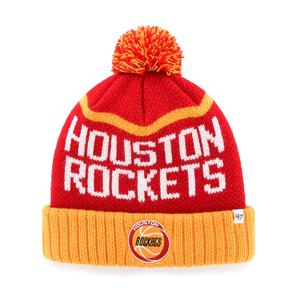 Houston Rockets Linesman Cuff Knit Red 47 Brand Hat
