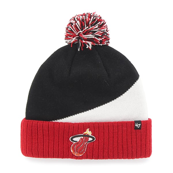 Miami Heat Rockhead Cuff Knit Red 47 Brand Hat