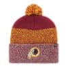 Washington Redskins 47 Brand Cardinal Static Cuff Knit Hat