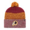 Washington Redskins 47 Brand Cardinal Static Cuff Knit Hat