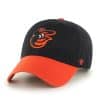 Baltimore Orioles 47 Brand Black Orange Clean Up Adjustable Hat