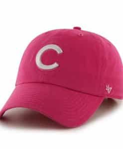 Chicago Cubs Women's 47 Brand Pink Clean Up Adjustable Hat