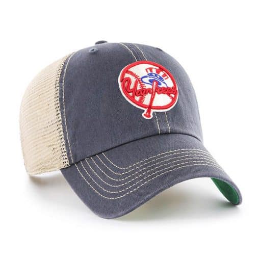New York Yankees 47 Brand Trawler Vintage Navy Clean Up Adjustable Hat