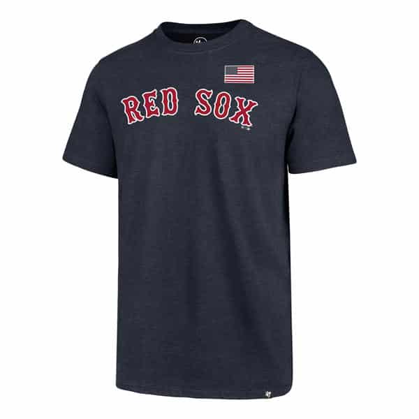 Boston Red Sox Men’s 47 Brand Navy USA Club T-Shirt Tee - Detroit Game Gear