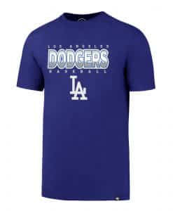 Los Angeles Dodgers Men’s 47 Brand Blue Splitter T-Shirt Tee