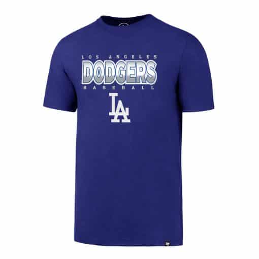 Los Angeles Dodgers Men’s 47 Brand Blue Splitter T-Shirt Tee