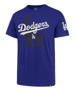 Los Angeles Dodgers Men’s 47 Brand Blue Shadow T-Shirt Tee