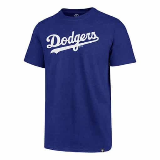 Los Angeles Dodgers Men’s 47 Brand Blue Club T-Shirt Tee