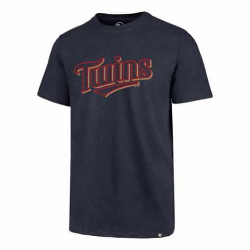 Minnesota Twins Men's 47 Brand Fall Navy Club T-Shirt Tee