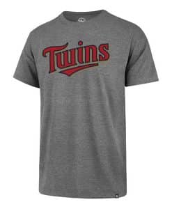 Minnesota Twins Men’s 47 Brand Slate Gray Rival T-Shirt Tee