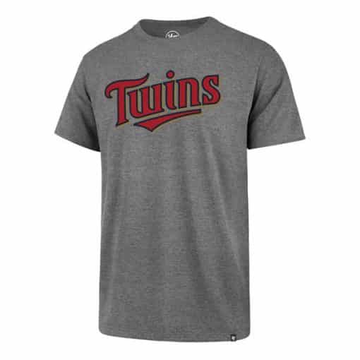 Minnesota Twins Men’s 47 Brand Slate Gray Rival T-Shirt Tee