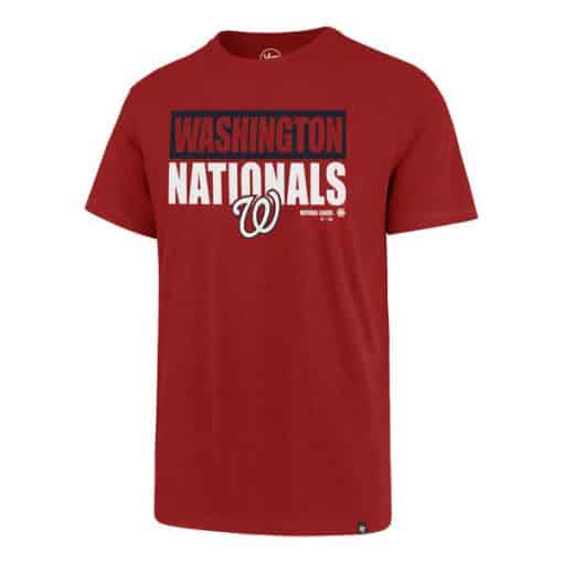 Washington Nationals Men's 47 Brand Red Rival T-Shirt Tee