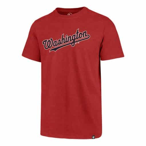 Washington Nationals Men's XXL 47 Brand Red Club T-Shirt Tee