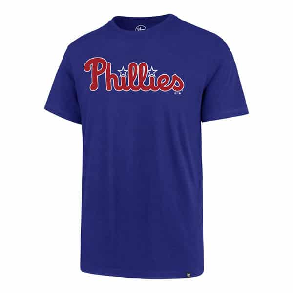 Philadelphia Phillies Men's 47 Brand Blue Rival T-Shirt Tee - Detroit ...