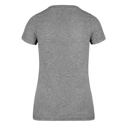 Detroit Tigers Women's 47 Brand Gray Classic V-Neck Tee T-Shirt - Image 2
