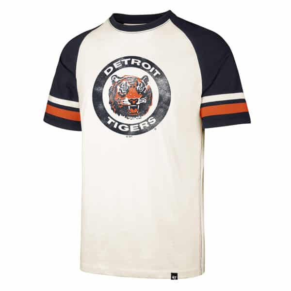 Detroit Tigers Men's 47 Brand Cream Cooperstown Opener T-Shirt Tee - Medium