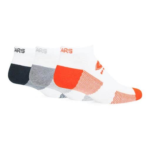 Chicago Bears 47 Brand White Brink Low Cut 3 Pack Socks - Image 2