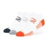 Chicago Bears 47 Brand White Brink Low Cut 3 Pack Socks