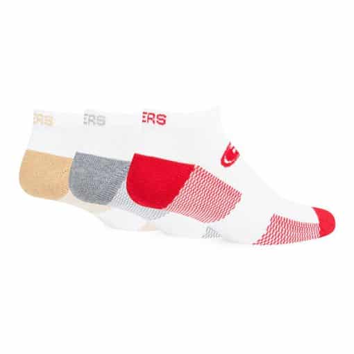 San Francisco 49ers 47 Brand White Brink Low Cut 3 Pack Socks - Image 2