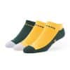 Green Bay Packers 47 Brand Motion No Show 3 Pack Socks