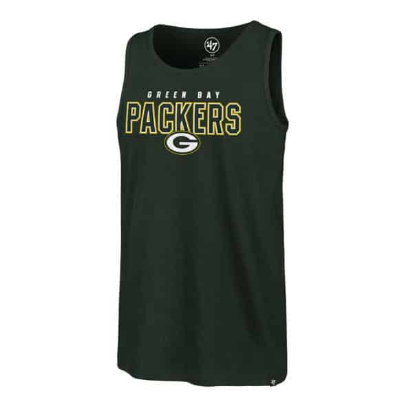 Green Bay Packers Men's 47 Brand Dark Green Tank Top Detroit Game Gear
