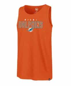 Miami Dolphins Men's 47 Brand Orange Tank Top