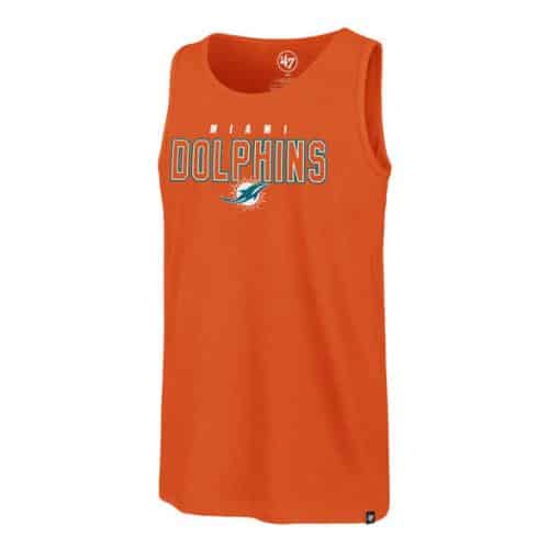 Miami Dolphins Men's 47 Brand Orange Tank Top