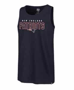 New England Patriots Men's 47 Brand Navy Splitter Tank Top