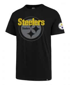 Pittsburgh Steelers Men's 47 Brand Black Rival T-Shirt Tee