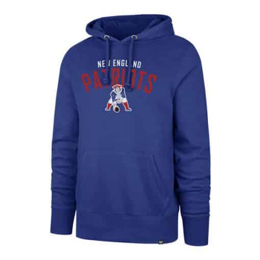 New England Patriots Men's 47 Brand Blue Classic Pullover Hoodie