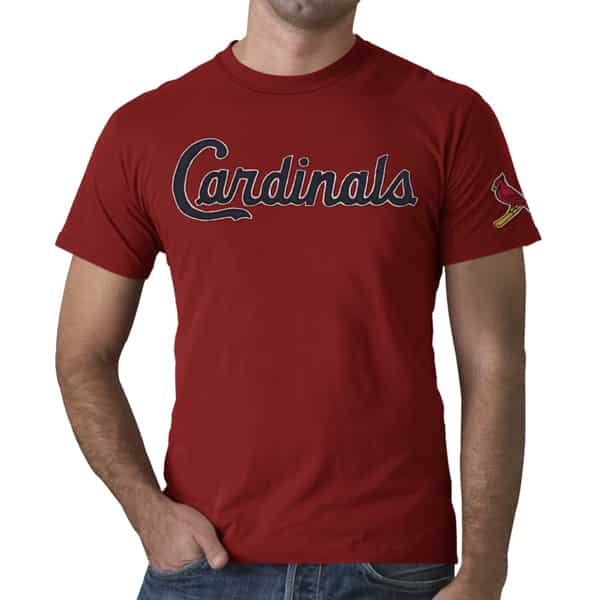 St. Louis Cardinals Fieldhouse T-Shirt Mens Rescue Red 47 Brand