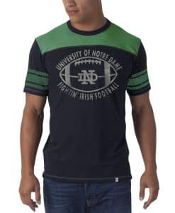 Notre Dame Fightin Irish Top Gun T-Shirt Mens Fall Navy 47 Brand